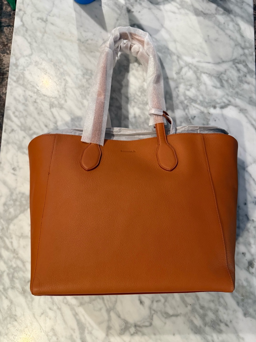 Shinola Runabout Orange Tote - Picture 2 of 7